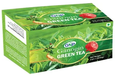 GNP Ganogin Green Tea (50 tea bags) - 100gm